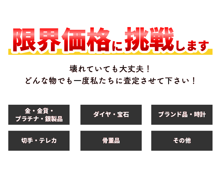 限界価格に挑戦します